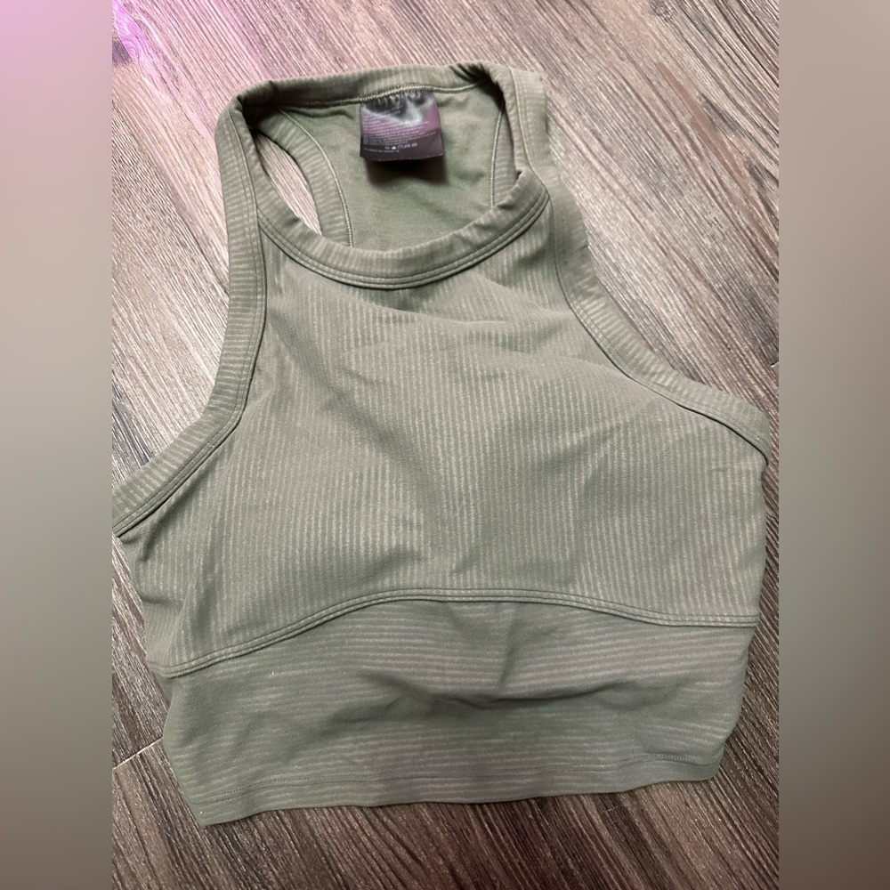 Lululemon Blissful Blend Tank Top in Army Green 6
